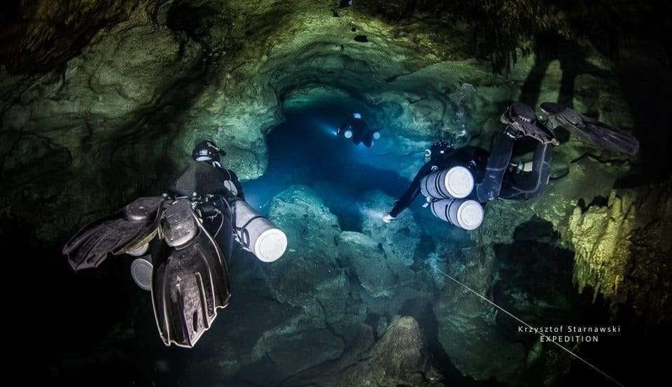 Buceo en Cueva