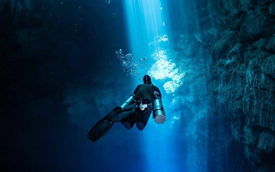 Buceo en Sidemount en el Pit | Cave Diving in Yucatan - Mexico Buceo en Sidemount en el Pit